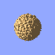 Isosurface sample (noise3d on sphere scaled)