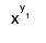 x^{y_{1}}