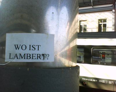 Wo ist Lambert?